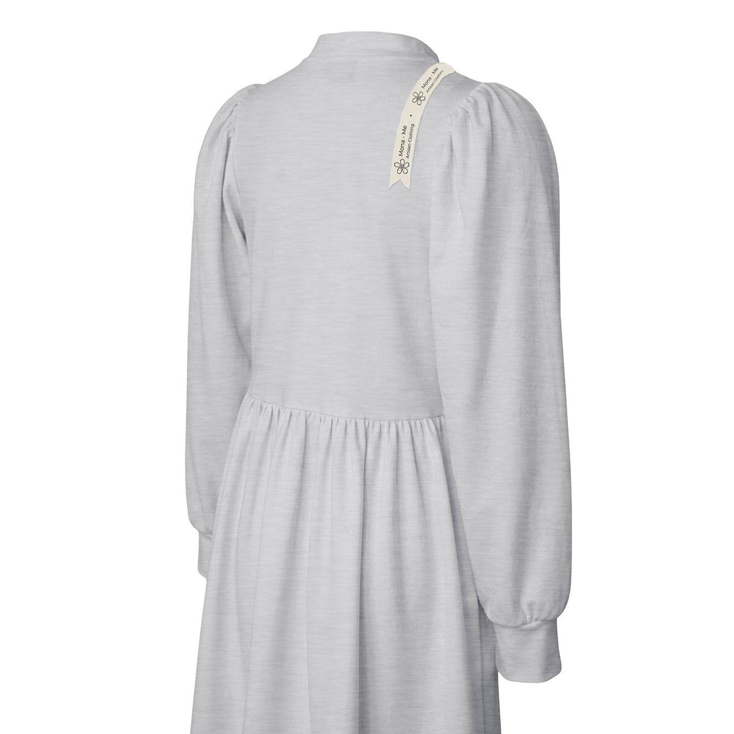 Grey Mélange Sweater Dress