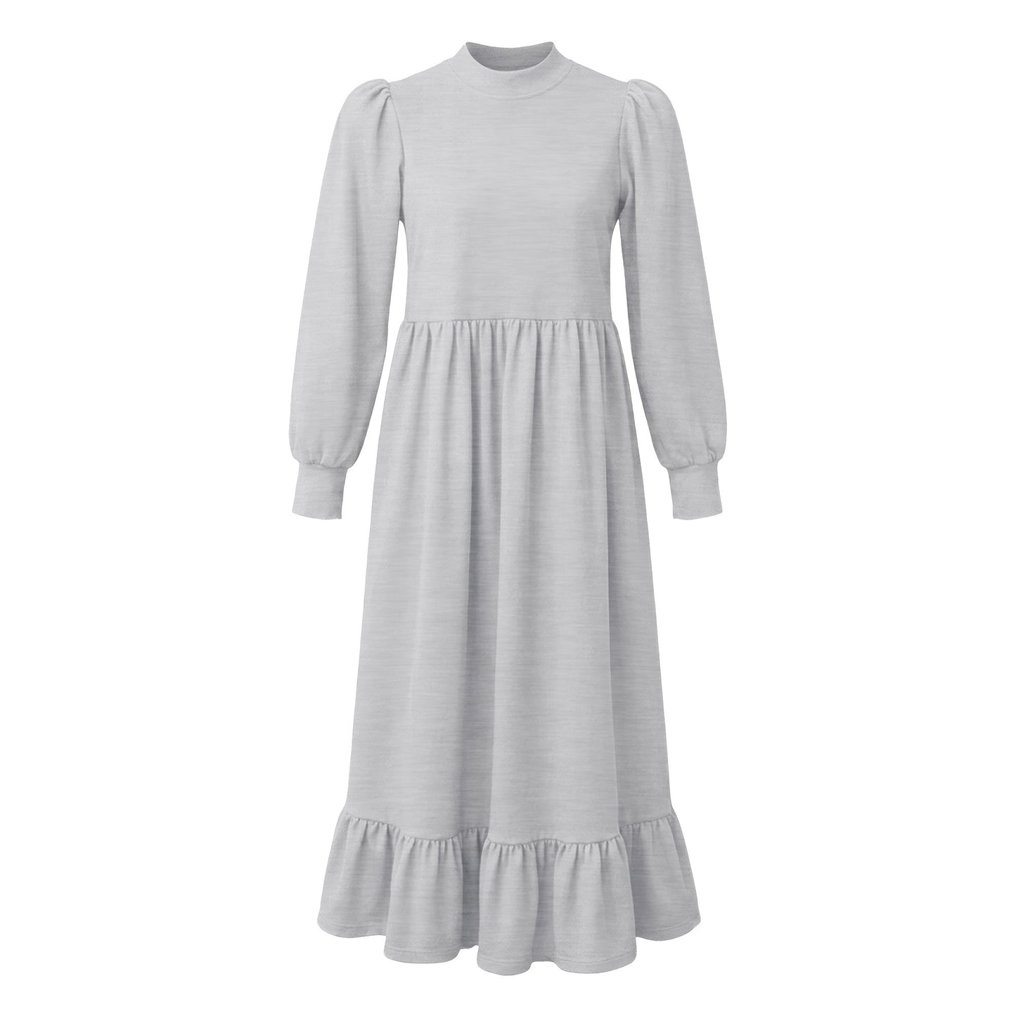 Grey Mélange Sweater Dress