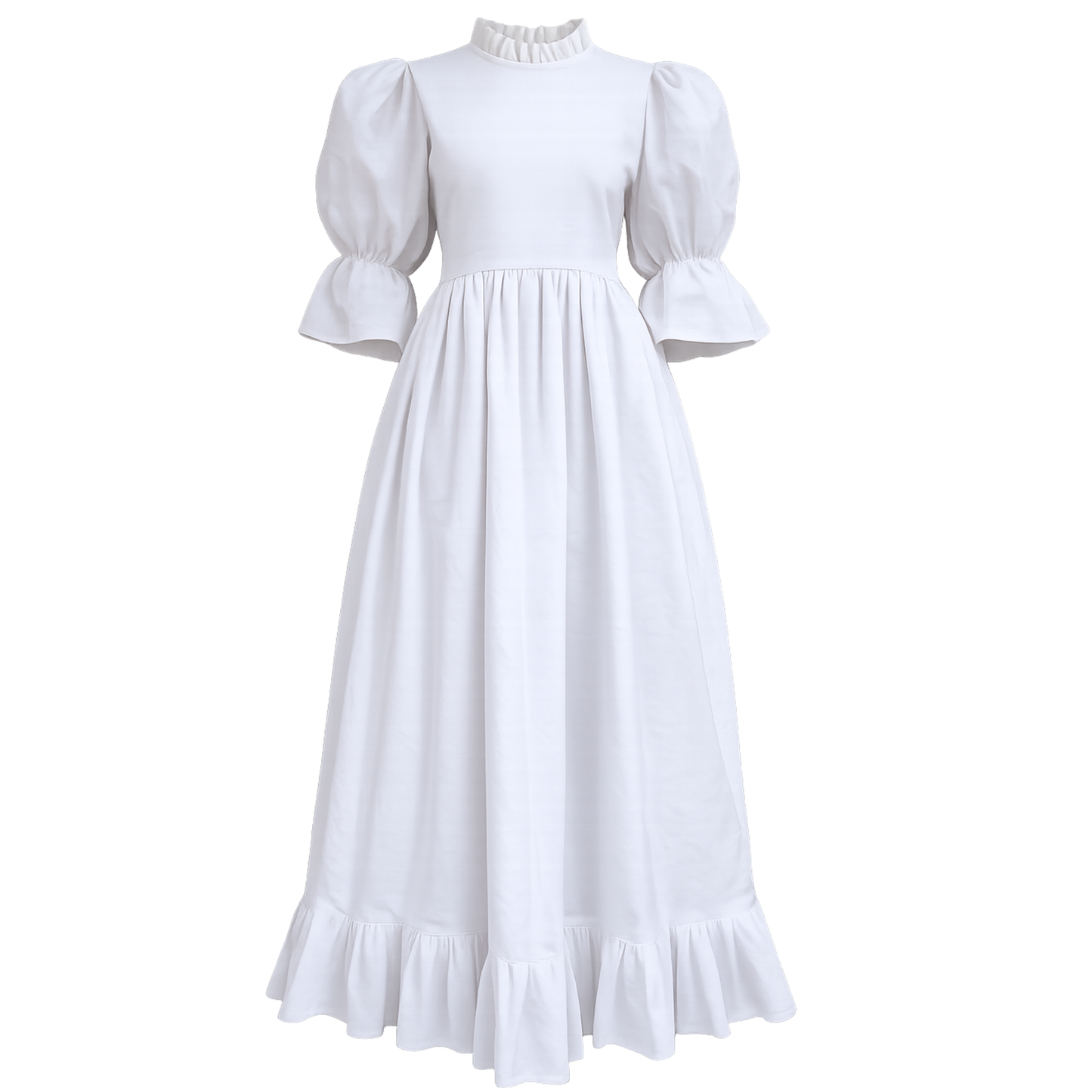 White Milkmaid Dress