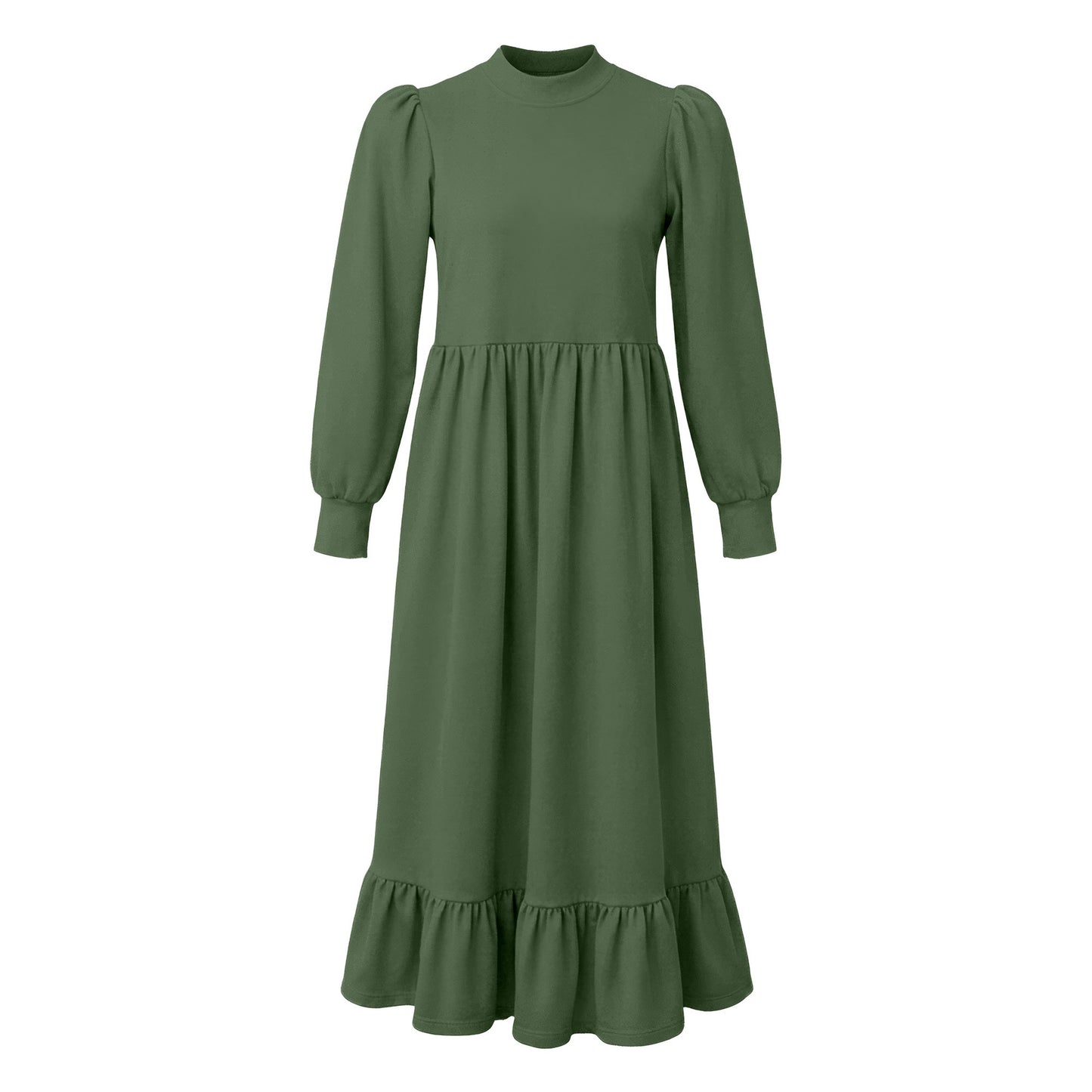 Olive Sweater Dress