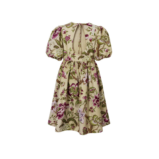 Floral Canvas Babydoll
