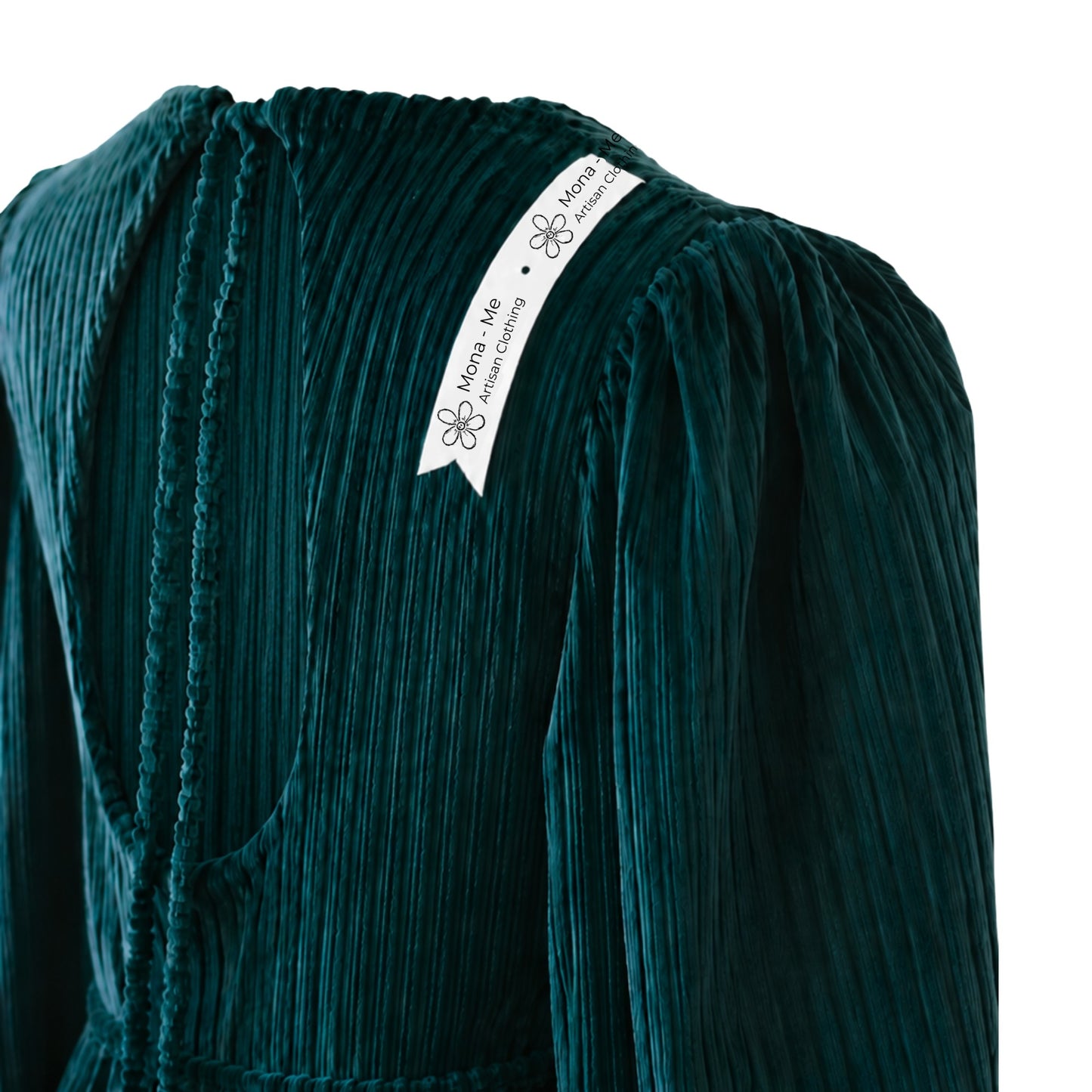 Teal Cord Dress